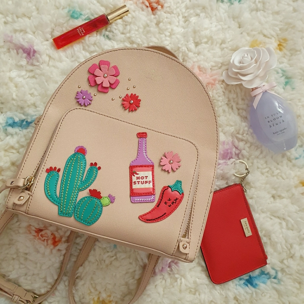 Kate Spade Hot Stuff Backpack and Wallet